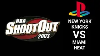 NBA ShootOut 2003 (Playstation) - New York Knicks VS. Miami Heat [HD] | RetroGameUp