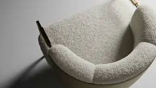 Vesta Alpine Lounge Chair 3D Animation