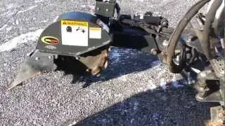 Bobcat Quick Attach Stump Grinder!