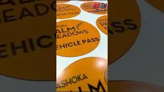 Premium Round Sticker Printing for Business Branding | #businessgrowth #stickerprinting #shortvideo