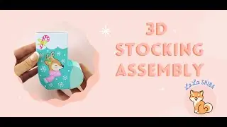 3D Christmas Stocking Box Assembly