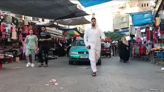 Жизнь в Газе Палестина 🇵🇸 За несколько дней до войны | Пешеходная экскурсия по сектору Газа 2023