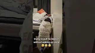#prank #pull #blanket
