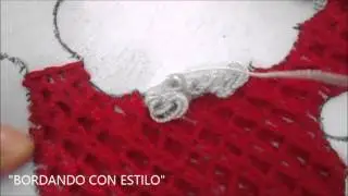 BARBA DE SANTA (OCHOS) PASO A PASO  *BordandoConEstilo*