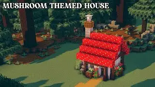 How To Build A Mushroom Themed House In Minecraft 1.21 || Minecraft Tutorial
