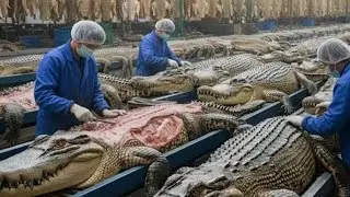 Inside the Crocodile Leather Factory &ndash; How Exotic Skin Becomes $50,000 Luxury Bags (Full Process)