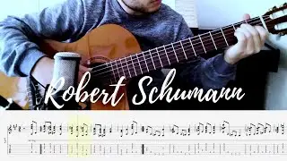 Robert Schumann - Important Event Op 15 (Guitar Cover With Tabs)