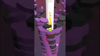 STACK BALL 3d play & best games level 370 to 371 #shortsfeed #gamekingmytv #stackball #gameming3d