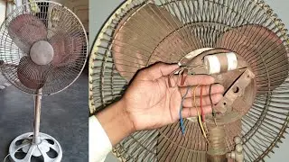 3 Speed Farata Pedestal Fan Connection| 3 स्पीड फराटा फैन मोटर कनेक्शन  by Electric Guru