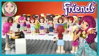 Lego Friends Pop Star Tour Bus Review and Build - 41106💚💙💜