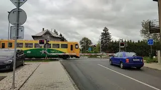 Železniční přejezd AŽD 97 P 286 Chrást u Plzně obec 2.10.2022 Czech railroad crossing.