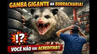 Olha isso aqui na borracharia O GAMBA GIGANTE