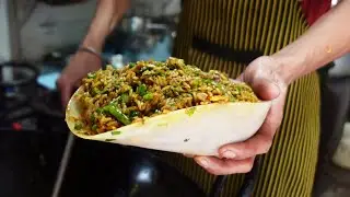 Veg Manchurian Rice | Spicy Fast Food | SR Nagar | Hyderabad Street Food | Tasty Fast Food