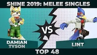 Damian Tyson vs lint - Losers' Round 2: Melee Singles: Top 48 - Shine 2019 | Fox vs Falco