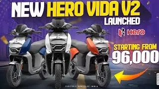 New HERO VIDA V2 Series Launched🤩|| Starts From 96,000/- || Electric Vehicles India
