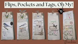 1 страница с 4 разворотами, 4 местами для записей, 8 карманами и 8 тегами ~ Далинг, ты не можешь ...