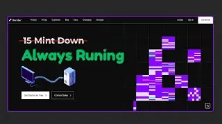 Keep Render Always Live | Prevent Auto Shutdown Using UptimeRobot #flutterhero