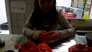 Helena knutseltips/ Halloween paprika lantaarntjes