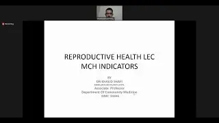 MCH Indicators | Community Medicine