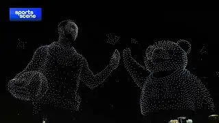 Steph Curry enjoys STUNNING Drone Light Show Tribute in Chongqing, China! | Warriors | NBA