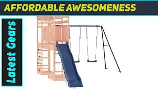 MINERWALL Douglas Wood Playset: Epic Backyard Adventure Awaits!