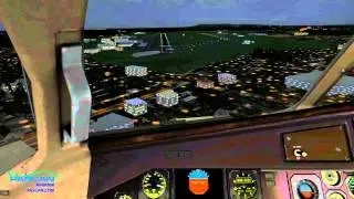 *** X Plane 10 *** Pascan wet arrival at Montreal St-Hubert