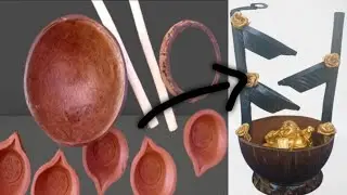 # how to make smoke fountain #using  coconut shell beautiful craft ideas # handmade # homedecor ####