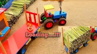 Diy tractor mini Bulldozer concrete road | Construction Vehicles #nishu #agriculturalmachinery #car 