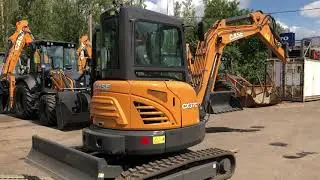 Обзор мини-экскаватора CASE CX 37 C. Маленький зверь!