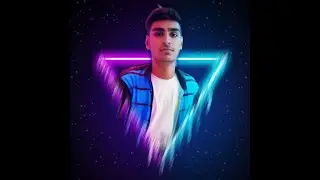 Neon Triangle Pop Out Effect | PicsArt Editing | Gaurav Edits |