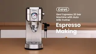How to Make your Frist Espresso with Gevi 20 Bar Coffee Machine GECME418EA-U