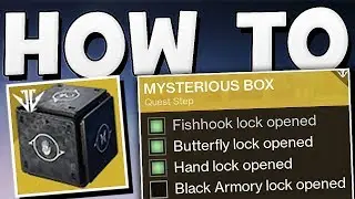 Destiny 2 - HOW TO OPEN MYSTERIOUS BOX | Fishhook Lock & More Guide !!