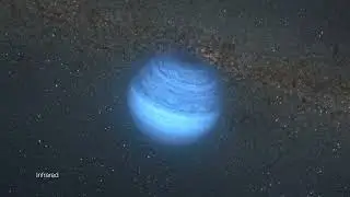 Artist's impression of the free floating planet CFBDSIR J214947.2-040308.9