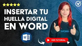 C&oacute;mo INSERTAR tu FIRMA y HUELLA DIGITAL en Word y Convertirlos a PDF | ✒️ Paso a paso 📄
