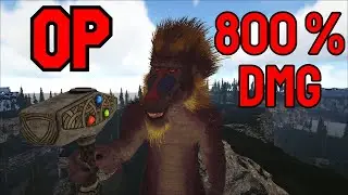 THIS MONKEY SKIN BOOST MY DMG ! Ark Official PvP