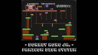 Donkey Kong Jr - Famicom Disk System - 1988 #retrogaming #nintendo #donkeykong #famicom #fds