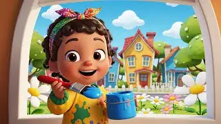Toca Life Baby Artist Painted the Window | Nursery Rhymes for Kids & Baby Songs