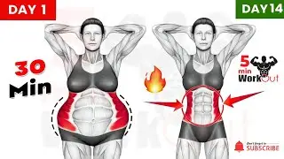 30-Min STANDING Abs Workout🔥Lose UPPER BELLY + LOWER BELLY FAT ➜ Flatten Your Belly
