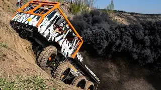 Monster 8x8 Trucks Climb Big Hill🚛🏔️ - Truck Trial Branany