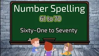 number name 61 to 70 | number spelling | number spelling 61-70 | #viral | number spelling 61 to 70