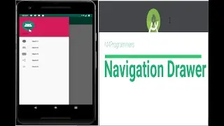 Android Navigation Drawer using Android Studio 