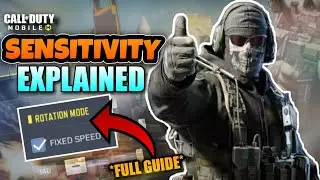 Call Of Duty Mobile Sensitivity Explained-Full Sensitivity Guide With Rotation Mode | CODM