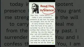 Read This Powerful Prayer In Silence#jesuslovesyou #prayer #prayerforyou #faith #god