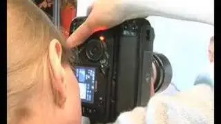 Behind the scenes beauty shoot