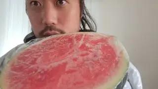 ASMR EATING SOUNDS - WATERMELON