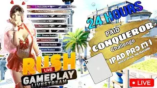 #trending  #top100  Ranked pushing on iPadPro m4 120pfs 24h Conquer challenge @PUBGMOBILE
