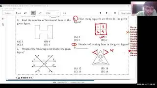 Grade 4 Maths Olympiad Class#55 Geometry 18th Aug
