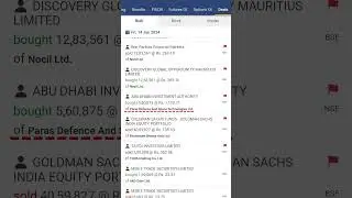 Paras Defence Bulk Deal 💯🚀 with analysis!! #shorts #stockmarketindia #parasdefence #analysis #upmove