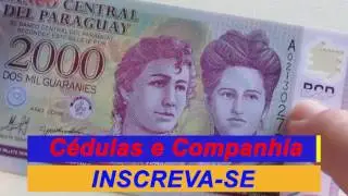 C&eacute;dula do Paraguay - 2000 Guaranies