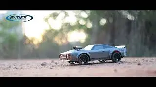 s-idee&reg; SCY16303 Drift Car 1:16 Ferngesteuertes RC Auto 2,4Ghz! Mit 4WD &LED Licht! Muscle Car Optik